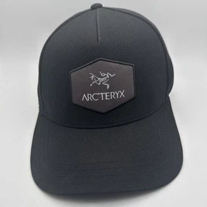 Arc'teryx Hat Cap Mesh Lightweight Snap back Black Trucker HTF OOP - Picture 1 of 5