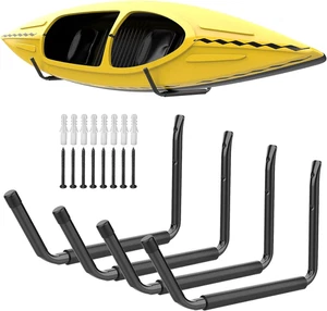 Leichte Kleiderbügel Kajak Aufbewahrung Rack Wandhalterung Haken für Kanu Surfbrett Ski - Bild 1 von 9