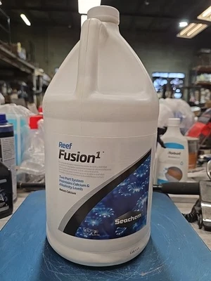 Reef Fusion "1" Two Part Calcium/Buffer System (4 L) 1.1 Gallon Seachem Calcium  - Image 1 of 4