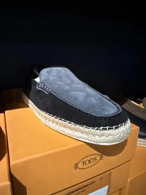 Alpargatas de gamuza negras y grises TODS PARA HOMBRE Foto 1 de 2