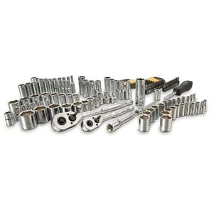 123 Stück Steckschlüssel Ratsche Werkzeuge Set metrisch 1/4 3/8 Antrieb SAE Reparatur Stanley - Bild 1 von 8