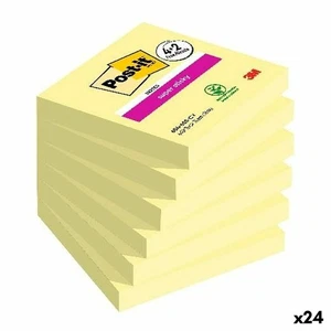 Haftnotizen Post-it Super Sticky Gelb 76 x 76 mm 6 Stücke [24 Stück] - Bild 1 von 2