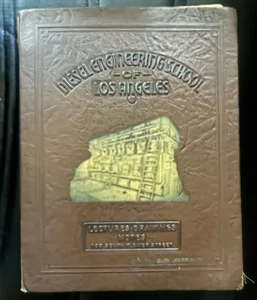 Diesel Engineering School Of Los Angeles Lectures Drawings Notes 1923-1936 - Picture 1 of 24