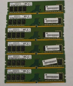 RAM de bureau 48 Go (6 x 8 Go) Samsung M378A1K43CB2-CTD PC4-2666V-UA2-11 #3 (070825) - Photo 1/1
