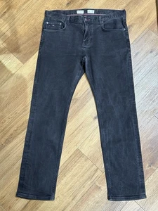 Tommy Hilfiger Men’s Denton Stretch Straight Black Jeans W36 L32 - Picture 1 of 12
