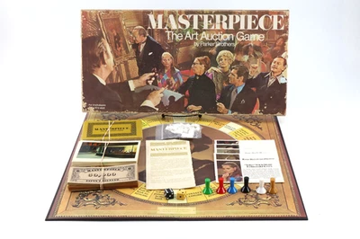 De colección 1970 Obra Maestra El Arte Subasta Juego de Mesa Parker Bros Foto 1 de 4