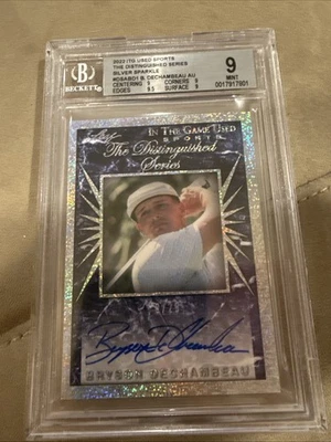 2022 Leaf In The Game Used Bryson Dechambeau Auto /25 BGS 9 - Image 1 of 2
