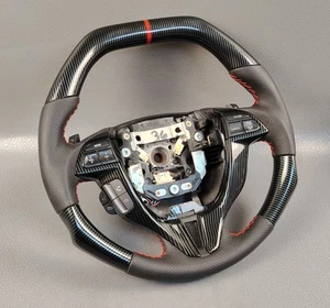 HONDA ACCORD 2 DOOR 2008 2012 HYDRODIPPED FLAT TOP MULTIMEDIA STEERING WHEEL - Bild 1 von 24