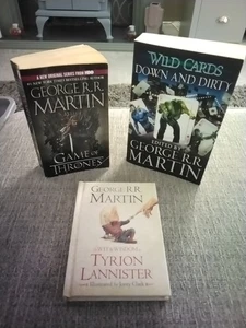 George R.R Martin Book Bundle Game Of Thrones Down Dirty Tyrion & Lannister - Picture 1 of 7