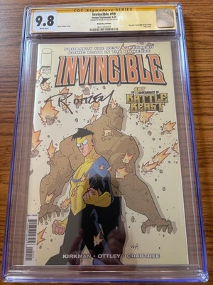 Invincible #19 2025 Signed RYAN OTTLEY Foil Reprint CGC Signature Series 9.8 - Image 1 of 3