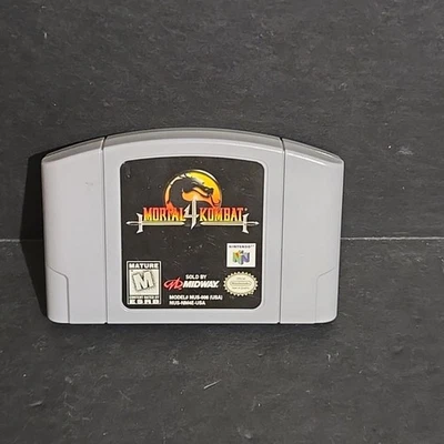 Mortal Kombat 4 MK4 Nintendo 64 1998 Cartridge Only - Tested - Image 1 of 4