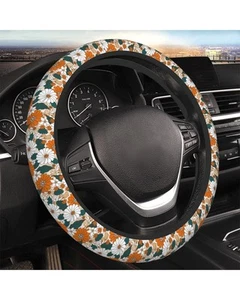 Steering Wheel Cover Accessories Neoprene Cover Non-Slip Breathable Easy to I... - Picture 1 of 7