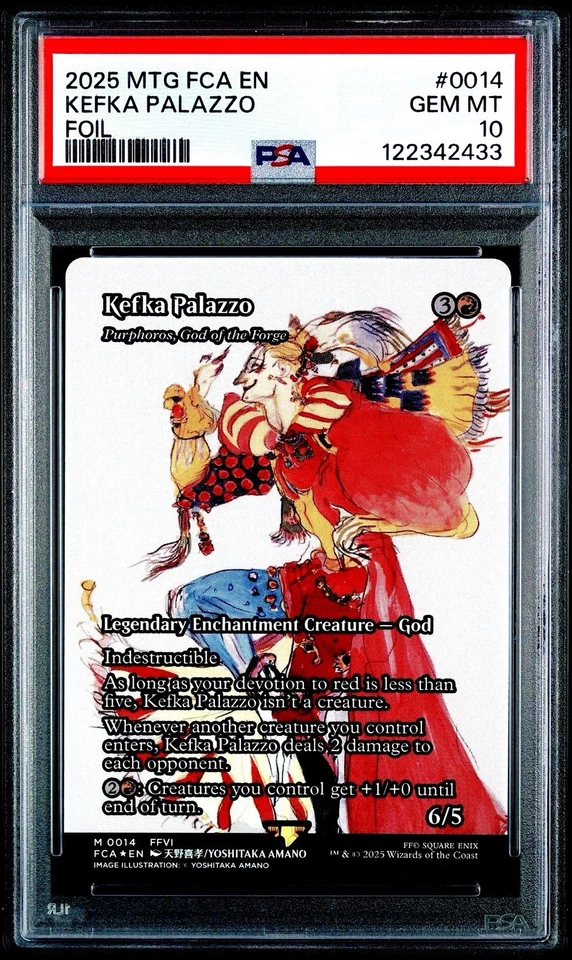 2025 MTG Final Fantasy KEFKA PALAZZO * Through The Ages FOIL #0014 * PSA 10 - Image 1 of 2