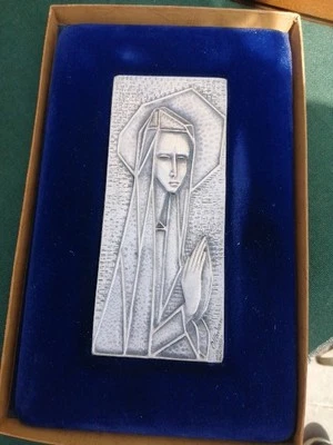 Bassorilievo Madonna In Argento Ottaviani - Immagine 1 di 4
