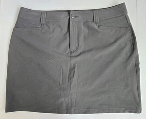Eddie Bauer Women's Size 12 Dark Gray Activewear Outdoor Skort Skirt Shorts - Picture 1 of 18