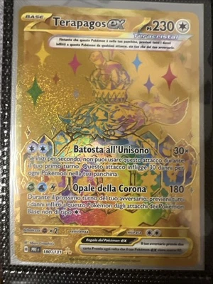 Pokemon Terapagos EX 180/131 Italiano Prismatische Entwicklungen - Bild 1 von 3