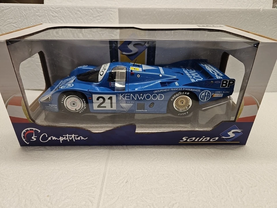 SOLIDO 1805504 MINIATURE PORSCHE 956LH 24H LE MANS 1983 1/18 - Photo 1/4