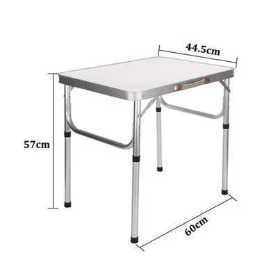Portable Folding Camping Table Aluminium Carry BBQ Desk Kitchen Outdoor Picnic - Image 1 of 4