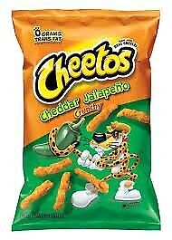 Cheetos Cheddar Jalapeno Crunchy Cheese Flavored Snacks 2 Oz. (Pack of 32)
