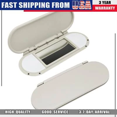 2x Fits 2015-2022 BMW Mini Cooper F55 F56 F60 Gray Sun Visor Vanity Mirror Cover Foto 1 de 4