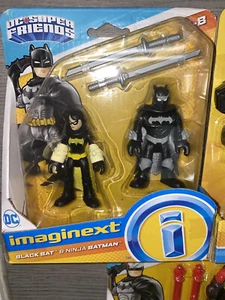 SEALED DC Super Friends Imaginext Black Bat and Ninja Batman Figures Pack Set  - Picture 1 of 2
