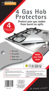 Gas Hob Protector Silver - 4 Pack - Picture 1 of 1