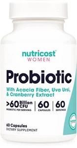 Nutricost Probiotic Complex for Women 60 Billion CFU, 60 Capsules - Picture 1 of 5