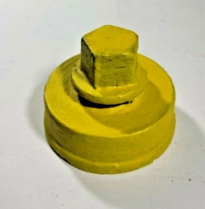 2-1/2" Fire Hydrant Hose Nozzle Cap, Universal National Std Thread - Picture 1 of 11