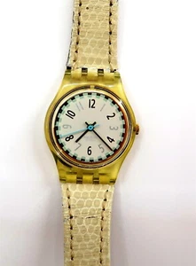 Swatch Watch Ladies GINGER ELLE LK140 Vintage 1993 NEW BATTERY ~ WORKS - Picture 1 of 8
