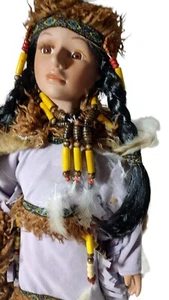 Cathay Collection Indianer Porzellan Puppe Nummer 218 von 5000 mit Box - Bild 1 von 11