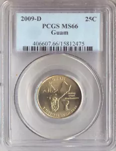 2009-D Guam Quarter PCGS MS66 Auction - Picture 1 of 2