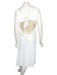 VALENTINO ROBE VISCOSE OFF WHITE - off white lace vintage dress Valentino - Imagen 1 de 9