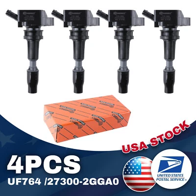 Bobinas de encendido OEM alto rendimiento UF764/27300-2GGA0 4X para Genesis G90 17-20 Foto 1 de 4