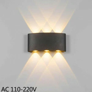 LED Wall Light Surface Mounted LED Light Up & Down Indoor & Outdoor IP65 Light - Picture 1 of 16