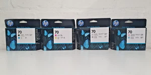 Original HP 70 C9407A / C9405A / C9404A / C9406A VIVERA Ink Cartridges inc VAT - Zdjęcie 1 z 15