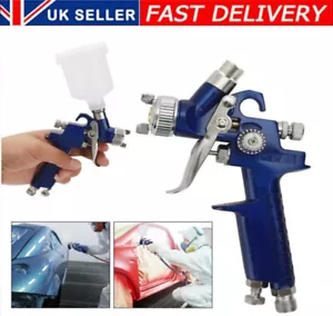 Air Spray Gun Kit Paint Touch Up Gravity Feed Low Pressure Sprayer 1.0MM Nozzle - Picture 1 of 11