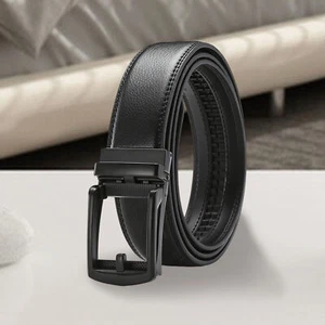 Men Belt Strong Belt Stylish Men's Faux Leather Belts with for Scratch-resistant - Picture 1 of 13