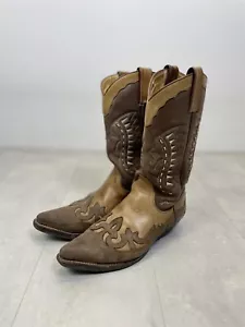 Sancho Womens Leather Western Cowgirl Boots size 38 EU / 8 US - Picture 1 of 11