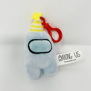 Among Us Toikido Backpack Hanger Light Blue Crewmate Star Hat Imposter Keychain