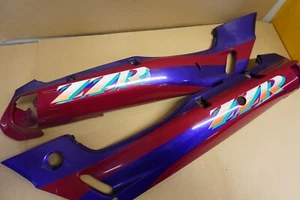 Kawasaki ZZR600 ZZR 600 1994 MODELO Juego de paneles laterales traseros trasero DAÑO carrocería cuadro - Imagen 1 de 18