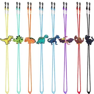 8 Pcs Kids Glasses Strap Adjustable Anti-Slip Eyeglasses Strap Glasses Lanyard - Picture 1 of 7