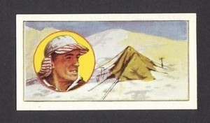 Sir Edmund Hillary 1962 British Tea Card
