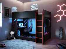 Flair Recoil Shuttle Black LED Gaming High Sleeper