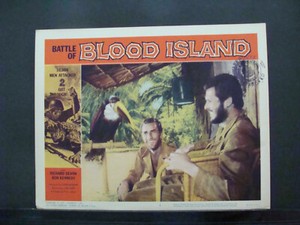 BATTLE OF BLOOD ISLAND Lobby card #4 RICHARD DEVON RON KENNEDY 1960