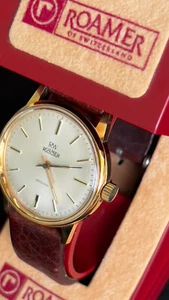 ROAMER - ANTICHOC Mechanical Wristwatch with Box - Perfect - Picture 1 of 20