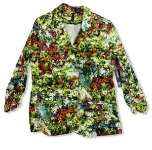 NUEVO CON ETIQUETAS Nueva Chaqueta Blazer Floral Directions para Mujer Ropa Exterior Talla S Primavera $59 - Imagen 1 de 9