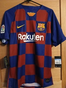 BARCELONA HOME SHIRT 2019/20,MEDIUM, BNWT,NIKE - Picture 1 of 7