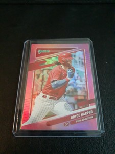 BRYCE HARPER ~ 2021 Donruss Holo PINK Parallel PHOTO Variation #173 ~ PHILLIES