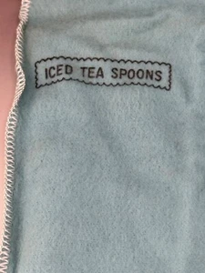 Tiffany blaue Filztasche speziell für 6 Eisteelöffel - Bild 1 von 3