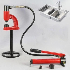 SYD-35 Hydraulic punching machine Sink Bridge Stainless Steel Basin Hole Opener - Bild 1 von 13